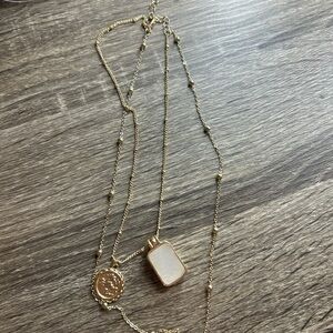 layered necklace